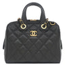 シャネル CHANEL マトラッセ スモール ボーリングバッグ AS5578 ブラック キャビアスキン ショルダーバッグ ゴールド金具