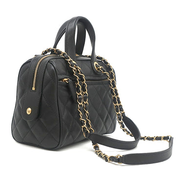 シャネル CHANEL マトラッセ スモール ボーリングバッグ AS5578 ブラック キャビアスキン ショルダーバッグ ゴールド金具