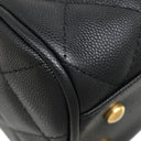 シャネル CHANEL マトラッセ スモール ボーリングバッグ AS5578 ブラック キャビアスキン ショルダーバッグ ゴールド金具