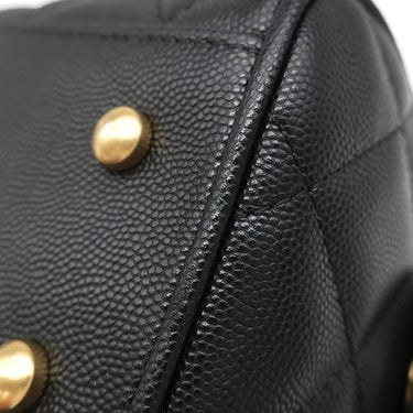 シャネル CHANEL マトラッセ スモール ボーリングバッグ AS5578 ブラック キャビアスキン ショルダーバッグ ゴールド金具