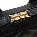 シャネル CHANEL マトラッセ スモール ボーリングバッグ AS5578 ブラック キャビアスキン ショルダーバッグ ゴールド金具