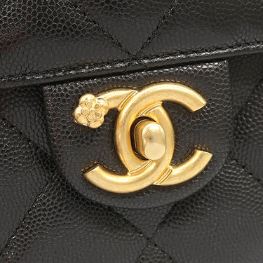 シャネル CHANEL マトラッセ チェーン バックパック AS4490 ブラック キャビアスキン リュック・デイパック ゴールド金具
