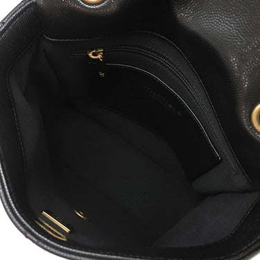 シャネル CHANEL マトラッセ チェーン バックパック AS4490 ブラック キャビアスキン リュック・デイパック ゴールド金具