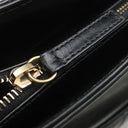 シャネル CHANEL アンヴォーグ ロープ トート ブラック レザー ショルダーバッグ ゴールド金具 黒 ココマーク チェーンバッグ