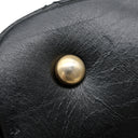 シャネル CHANEL アンヴォーグ ロープ トート ブラック レザー ショルダーバッグ ゴールド金具 黒 ココマーク チェーンバッグ