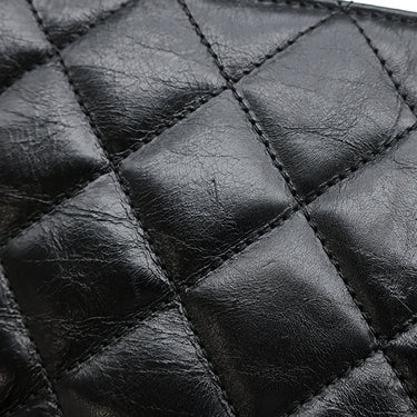 シャネル CHANEL アンヴォーグ ロープ トート ブラック レザー ショルダーバッグ ゴールド金具 黒 ココマーク チェーンバッグ