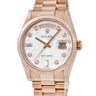 腕時計 ロレックス ROLEX デイデイト 118235FNG ランダム番 自動巻き メンズ 新品同様 ランダム番 K18RG無垢 純正ダイヤ オックスフォード