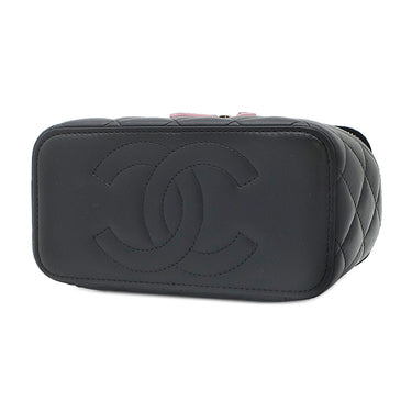 シャネル CHANEL スモール ヴァニティ ケース AP2199 ブラック ラムスキン 2WAYバッグ ゴールド金具 バニティ ショルダー 黒