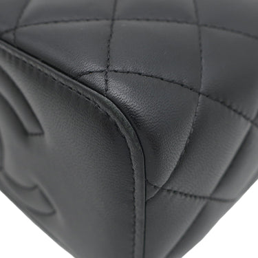 シャネル CHANEL スモール ヴァニティ ケース AP2199 ブラック ラムスキン 2WAYバッグ ゴールド金具 バニティ ショルダー 黒
