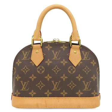 ルイヴィトン LOUIS VUITTON アルマ BB M53152 モノグラム モノグラムキャンバス 2WAYバッグ ゴールド金具 茶 ショルダー ハンドバッグ