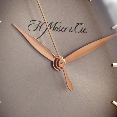 腕時計 H.モーザー H. MOSER & CIE. エンデバー センターセコンド 1200-0400 自動巻き メンズ K18RG無垢 純正ダイヤ シグネチャーフュメ