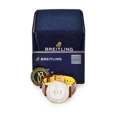 腕時計 ブライトリング BREITLING ナビタイマー 36 R17327 R17327211A1P1 自動巻き メンズ レディース 未使用 純正ダイヤ K18RG シェル