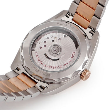 腕時計 オメガ OMEGA シーマスター アクアテラ 150M 220.20.38.20.56.002 自動巻き メンズ 新品同様 K18RG×SS コンビ 純正ダイヤ