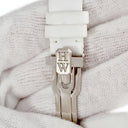 腕時計 ハリーウィンストン Harry Winston アヴェニュー C 330LQW クオーツ レディース K18WG無垢 純正バゲットダイヤ シェル