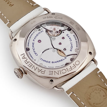 腕時計 パネライ PANERAI ラジオミール 8デイズ GMT PAM00200 H番 手巻き メンズ H番 K18WG無垢 ブラック パワーリザーブ デイト 限定