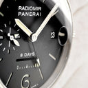 腕時計 パネライ PANERAI ラジオミール 8デイズ GMT PAM00200 H番 手巻き メンズ H番 K18WG無垢 ブラック パワーリザーブ デイト 限定