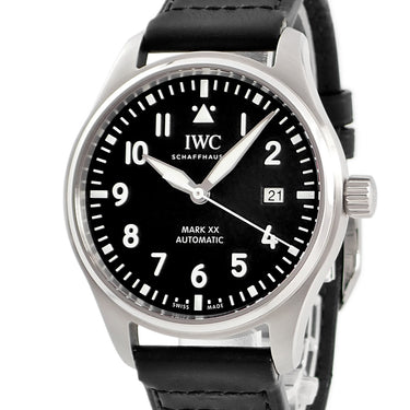 腕時計 IWC IWC パイロット ウォッチ マーク XX IW328201 自動巻き メンズ ブラック 黒 デイト アラビア マーク20