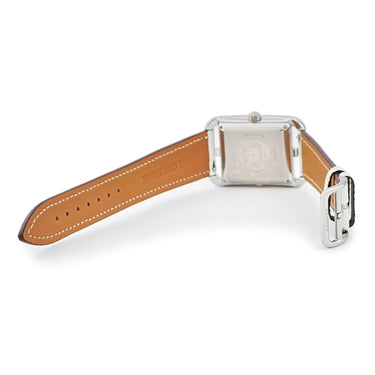 腕時計 エルメス HERMES ケープコッド GM CC1.730 自動巻き レディース 純正ダイヤ ホワイト スクエア アラビア ラージ