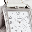 腕時計 エルメス HERMES ケープコッド GM CC1.730 自動巻き レディース 純正ダイヤ ホワイト スクエア アラビア ラージ