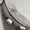 腕時計 オーデマピゲ AUDEMARS PIGUET ミレネリー クロノグラフ 25897ST.OO.1136ST.01 自動巻き メンズ ホワイト アラビア デイト オーバル