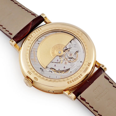 腕時計 ブレゲ BREGUET クラシック デイデイト ムーンフェイズ 7337BA/1E/9V6 自動巻き メンズ K18YG無垢 ブレゲ針 オフセンター