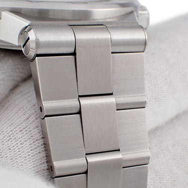 腕時計 ブルガリ BVLGARI ディアゴノ デイト DG40S 自動巻き メンズ シルバー ギョーシェ バー アラビア ステンレス 夜光