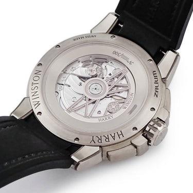 腕時計 ハリーウィンストン Harry Winston プロジェクト Z12 OCEAHR42ZZ001 自動巻き メンズ ザリウム ブルー レトログラード デイト 限定