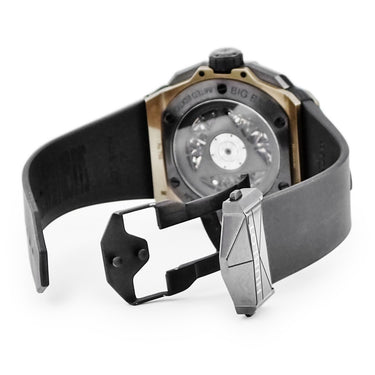 腕時計 ウブロ HUBLOT ビッグバン ウニコ サンブルー II マジックゴールド 418.MX.1103.RX.MXM22 自動巻き メンズ K18×チタン 限定