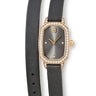 腕時計 ハリーウィンストン Harry Winston エメラルド EMEQHM18YY001 クオーツ レディース K18YG無垢 純正ダイヤ アンスラサイト グレー