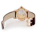 腕時計 ジラールペルゴ GIRARD PERREGAUX キャッツアイ 80480 自動巻き レディース K18PG無垢 純正ダイヤ シェル ギョーシェ アイボリー デイト