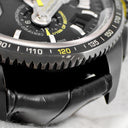 腕時計 タグホイヤー TAG Heuer グランドカレラ キャリバー36RS クロノグラフ CAV5186 自動巻き メンズ ブラック イエロー チタン