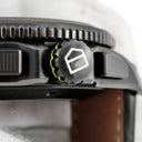 腕時計 タグホイヤー TAG Heuer グランドカレラ キャリバー36RS クロノグラフ CAV5186 自動巻き メンズ ブラック イエロー チタン