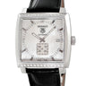 腕時計 タグホイヤー TAG Heuer モナコ WW2114 自動巻き メンズ 純正ダイヤ ホワイト シェル スクエア デイト スモールセコンド