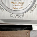腕時計 タグホイヤー TAG Heuer モナコ WW2114 自動巻き メンズ 純正ダイヤ ホワイト シェル スクエア デイト スモールセコンド