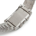 腕時計 ブルガリ BVLGARI レッタンゴロ クロノグラフ RTC49S クオーツ メンズ ホワイト 白 角型 スモールセコンド デイト