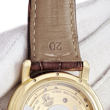 腕時計 ユリスナルダン ULYSSE NARDIN パーペチュアル ルードビッヒ 331-22 自動巻き メンズ K18YG無垢 永久カレンダー ギョーシェ 限定