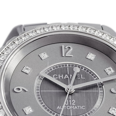腕時計 シャネル CHANEL J12 クロマティック 38mm H2566 自動巻き メンズ 純正ダイヤ チタンセラミック グレー ラウンド