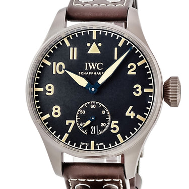 腕時計 IWC IWC ビッグ パイロット ヘリテージ ウォッチ 48 IW510301 手巻き メンズ ブラック チタン スモールセコンド 限定