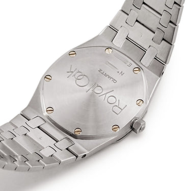 腕時計 オーデマピゲ AUDEMARS PIGUET ロイヤルオーク 57175ST クオーツ メンズ レディース デイト タペストリー バー オクタゴン