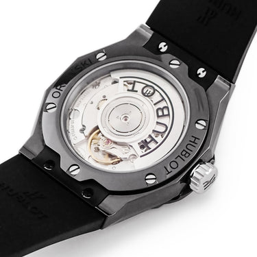 腕時計 ウブロ HUBLOT クラシックフュージョン オーリンスキー ブラックマジック 550.CS.1800.RX.ORL21 自動巻き メンズ 黒