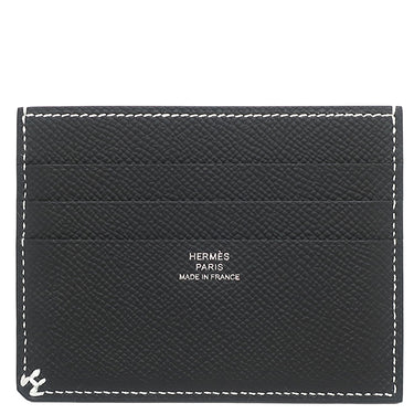 エルメス HERMES Hセリエ カードホルダー ブラック ヴォーエプソン カードケース 新品 未使用 黒 Ｈモチーフ 2026年製