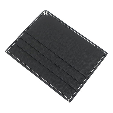 エルメス HERMES Hセリエ カードホルダー ブラック ヴォーエプソン カードケース 新品 未使用 黒 Ｈモチーフ 2026年製