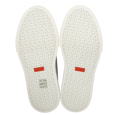 エルメス HERMES ゲット アップ H231028Z ベージュ×ホワイト キャンバス レザー #38 スニーカー 新品 未使用 Hロゴ ハイカット