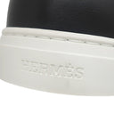 エルメス HERMES ゲット アップ H231028Z ベージュ×ホワイト キャンバス レザー #38 スニーカー 新品 未使用 Hロゴ ハイカット