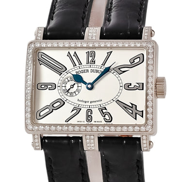 腕時計 ロジェデュブイ ROGER DUBUIS トゥーマッチ T31 98 0-SD 3.63 手巻き メンズ K18WG無垢 純正ダイヤ 青針 アラビア 28本限定