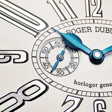 腕時計 ロジェデュブイ ROGER DUBUIS トゥーマッチ T31 98 0-SD 3.63 手巻き メンズ K18WG無垢 純正ダイヤ 青針 アラビア 28本限定