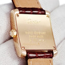腕時計 カルティエ Cartier タンク フランセーズ SM WE104531 クオーツ レディース K18PG無垢 純正ダイヤ 青針 スクエア ローマン