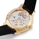腕時計 グラスヒュッテ オリジナル GLASHUTTE ORIGINAL セネタ マイセン 100-10-01-01-04 自動巻き メンズ K18YG無垢 青針 白磁 ローマン