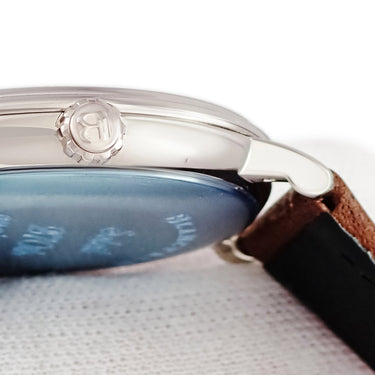 腕時計 ブランパン BLANCPAIN ヴィルレ ウルトラスリム ソレイユ 270周年記念限定 6223A-1542-55B 自動巻き メンズ K18WG無垢 ローマン