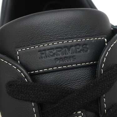 エルメス HERMES ネクスト H262891Z ブラック カーフ #42 スニーカー 新品 未使用 Hモチーフ ステッチ ローカット